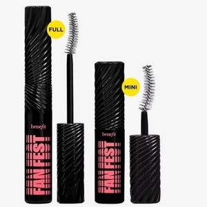 Benefit Fan Fest Mascara Duo New In Box 1 full size + 1 travel size